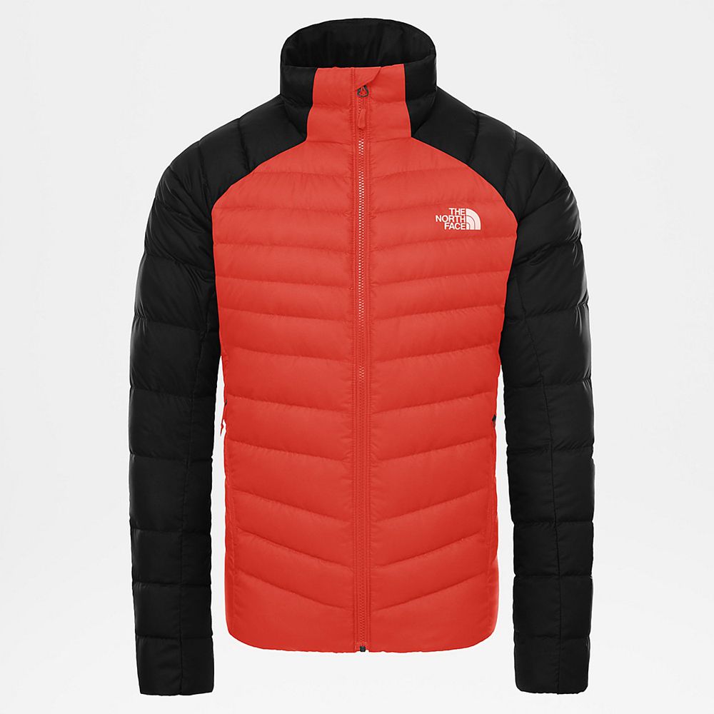 The North Face Puffer Jacket Mens Australia - The North Face New Ashton Orange / Black (MSH-428051)